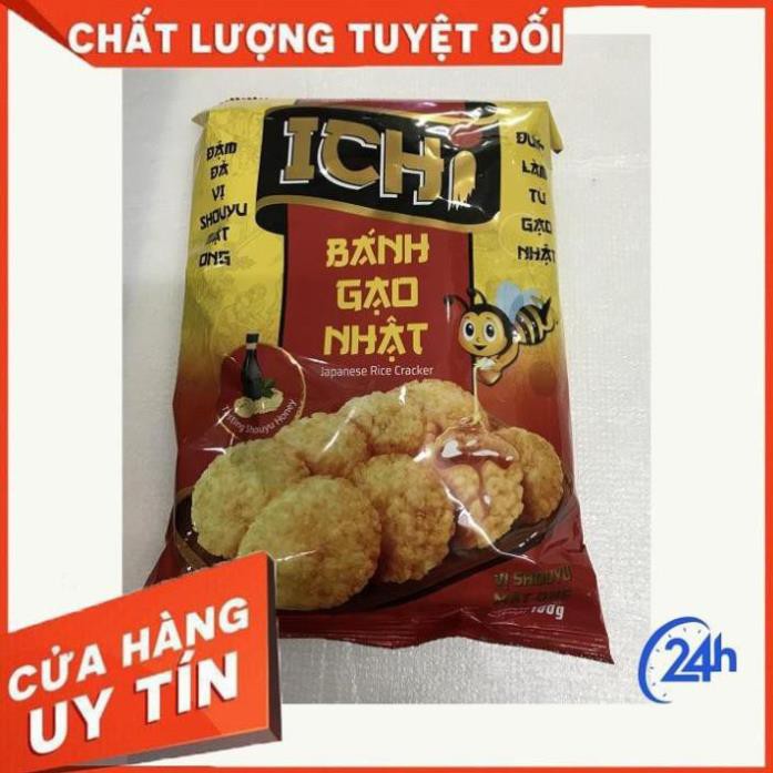 BÁNH GẠO NHẬT BẢN ICHI VỊ SHOUYU MẬT ONG 100G