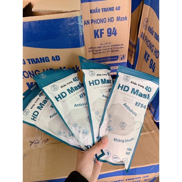 (Giá sỉ) 1 thùng 300 cái khẩu trang KF94 có logo hàng công ty | BigBuy360 - bigbuy360.vn