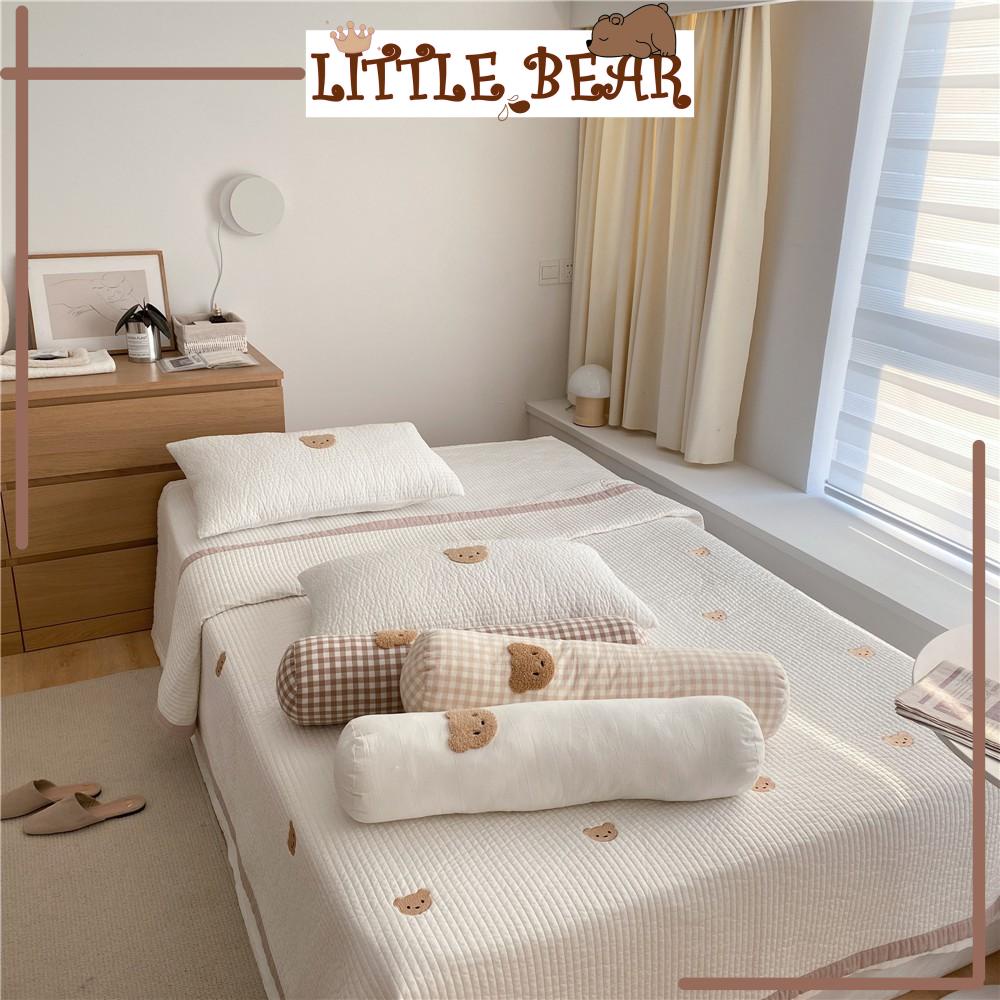 Gối ôm cho bé cotton cao cấp phong cách hàn quốc- Little Bear