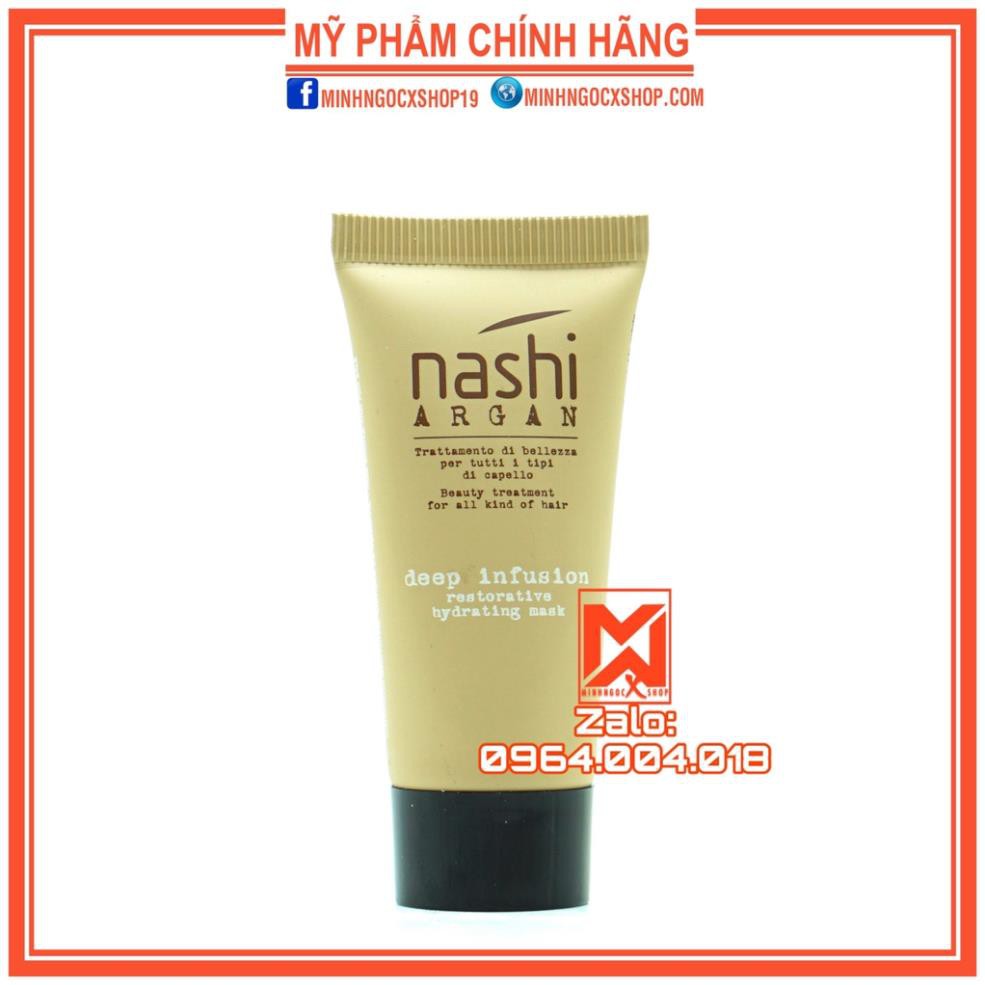 ✅[ NASHI ] Ủ TÓC - KEM Ủ TÓC PHỤC HỒI TÁI TẠO CẤU TRÚC TÓC NASHI ARGAN 20ML CHÍNH HÃNG