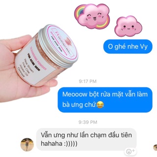 BỘT RỬA HỒNG CHO DA MỤN- NHẠY CẢM ( WINTER BEAUTY HOMEMADE)