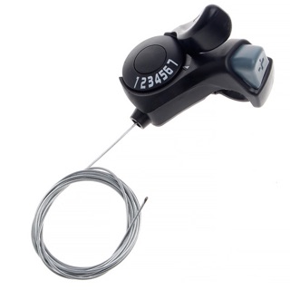 Tay gạt số xe đạp thể thao Shimano gắn ghi đông 1 đôi 3/7