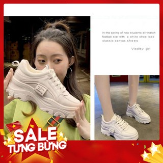 - HÀNG CAO CẤP (Freeship +TẶNG TẤT) Giầy thể thao nữ,sneakers ULzzang full trắng độn đế năng động và cá tính T140 Liên h
