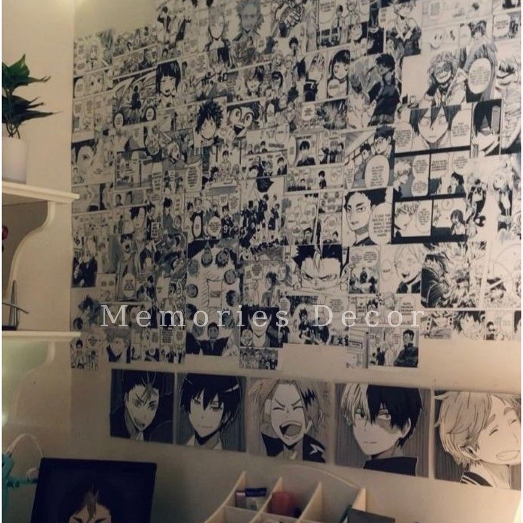 Giấy Dán Tường DECAL A6 Anime, Manga, poster anime wall, Giấy Có Kéo Dán Sẵn