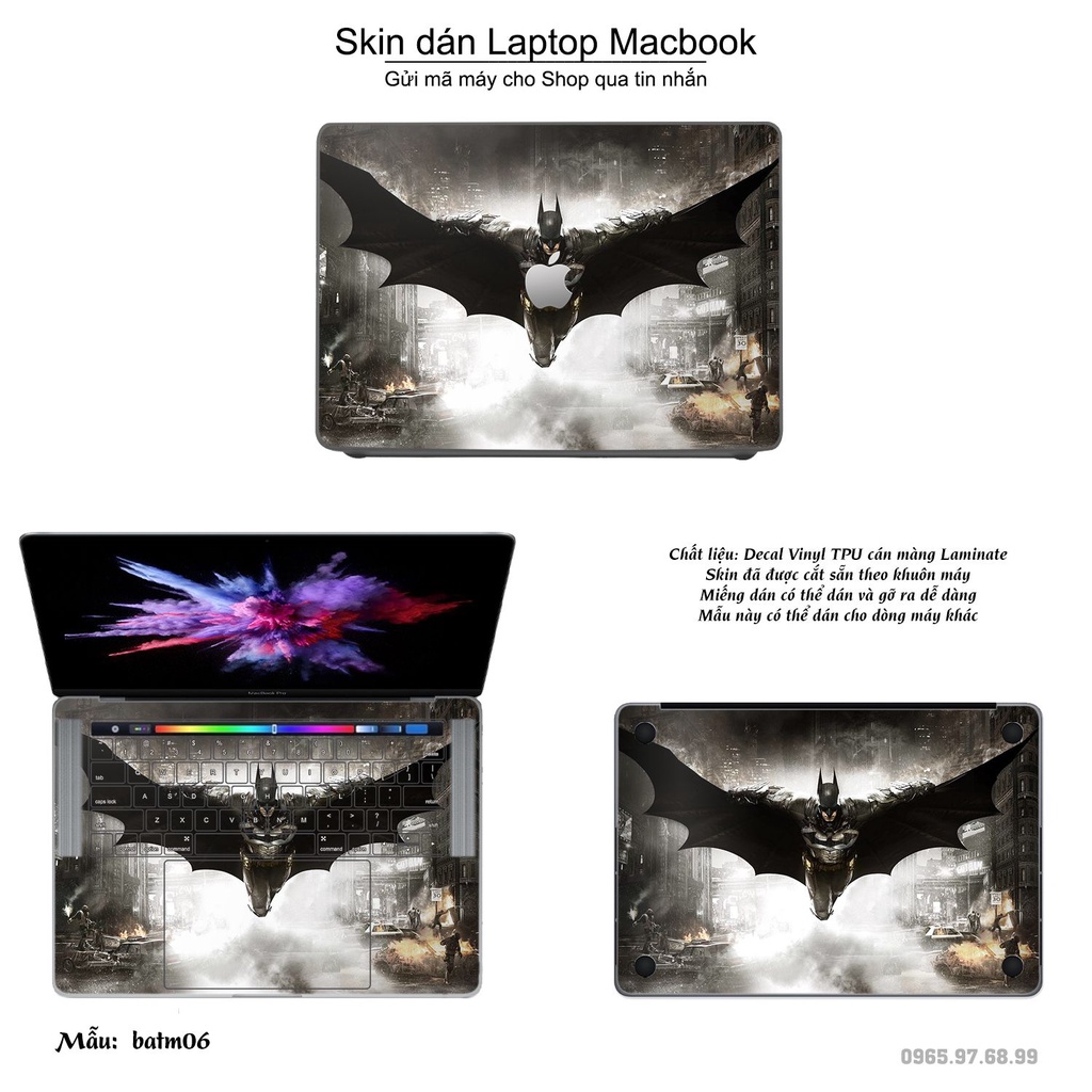 Skin dán Macbook mẫu baby milo - stic265 (đã cắt sẵn, inbox mã máy cho shop)