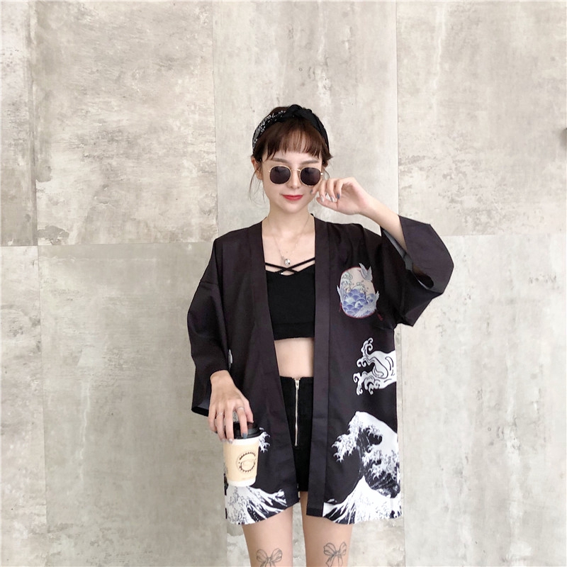 Áo Khoác Kimono Phong Cách Nhật Bản Cho Nữ | BigBuy360 - bigbuy360.vn