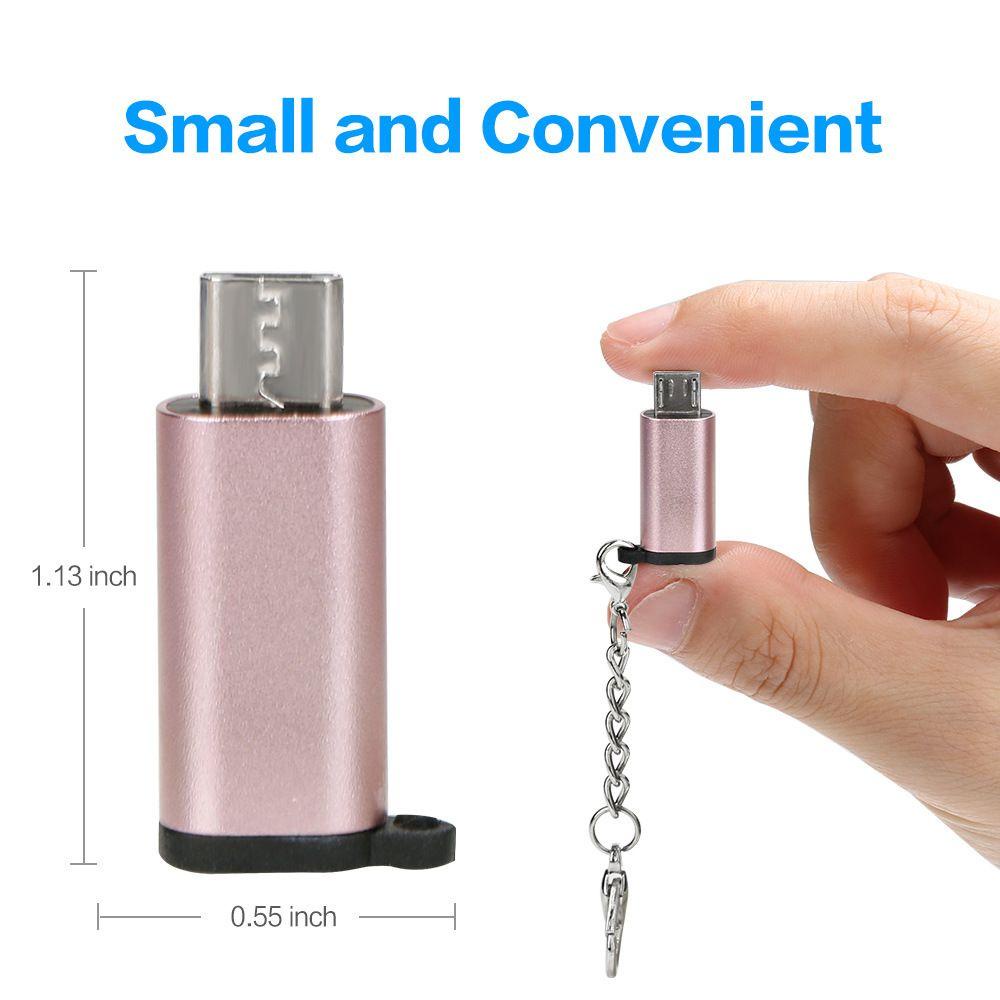 Đầu Nối OTG Type-C Sang Micro USB Cho Điện Thoại/Máy Tính Bảng