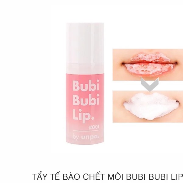 Tẩy Tế Bào Chết Môi Sủi Bọt Bubi Bubi Lip