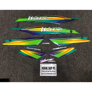 Tem thái wave 100 xanh ngọc date 1998