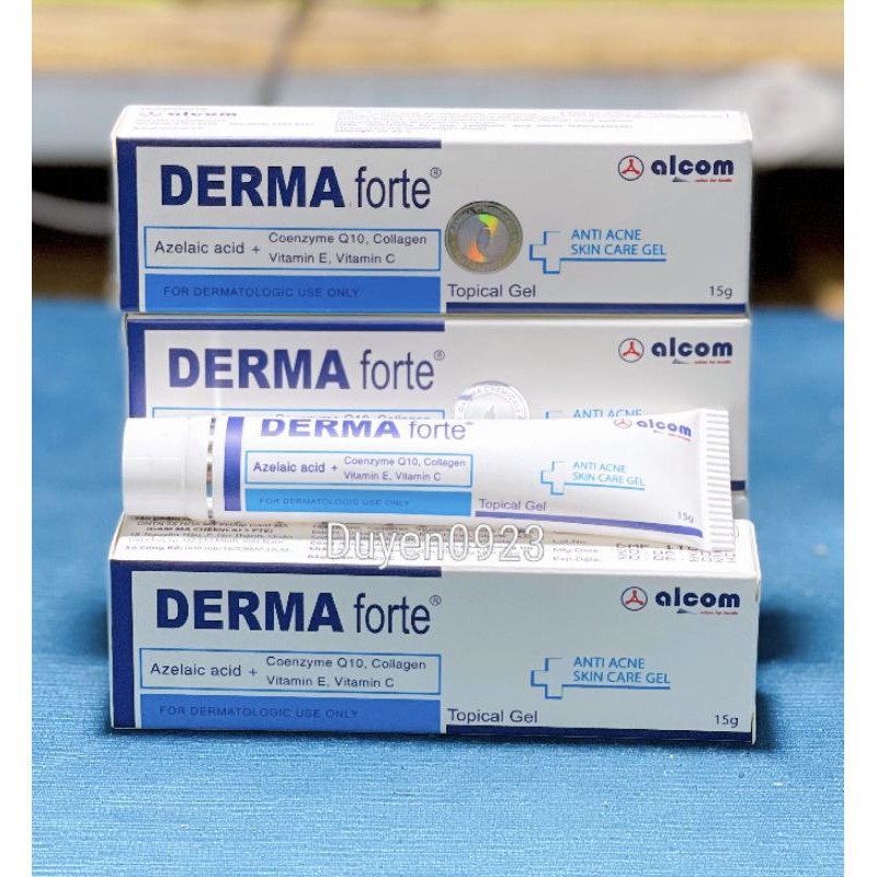 Gel DERMA FORTE 15g ngăn ngừa mụn, giảm thâm