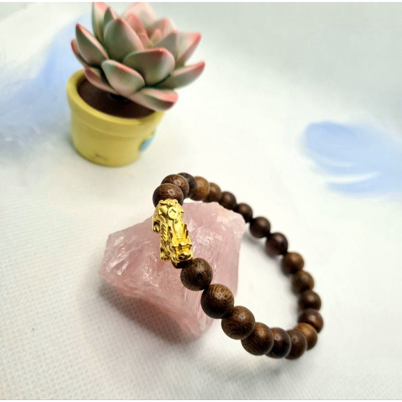 Vòng Trầm Hương 8li Mix Tỳ Hưu - N4