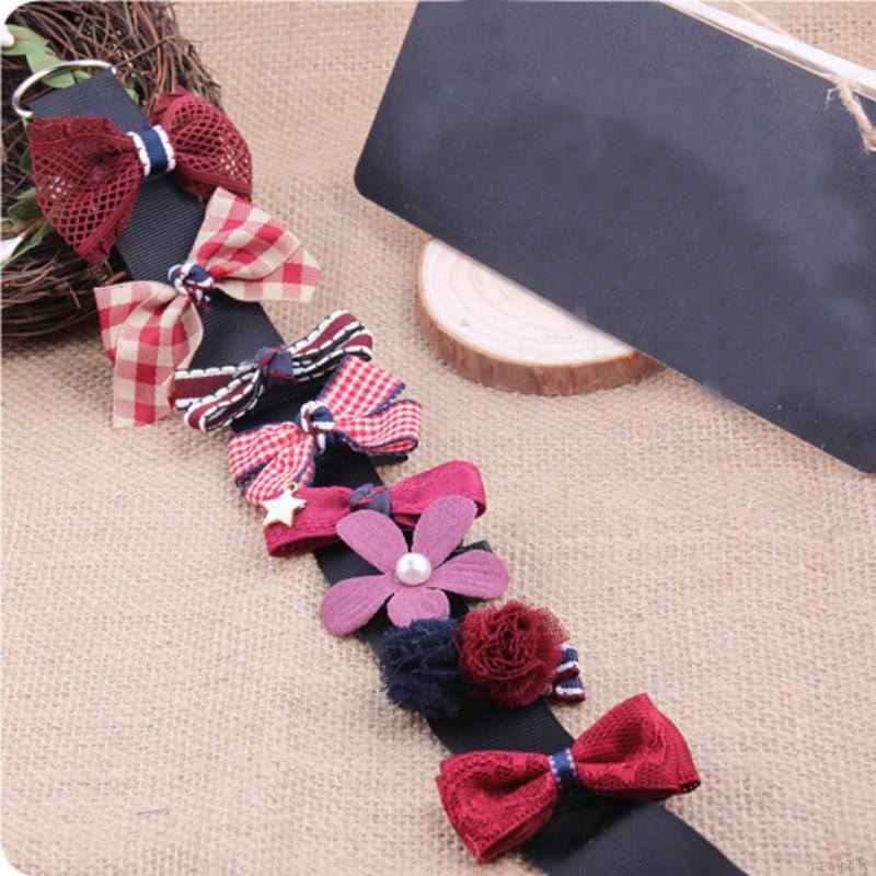Set 10 kẹp tóc nơ đáng yêu cho bé gái