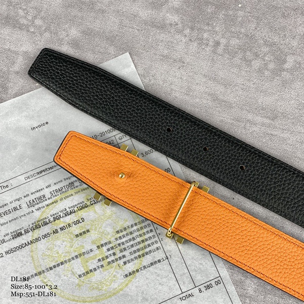 Dây lưng hai mặt hàng hiệu Her.mes - DL180-181