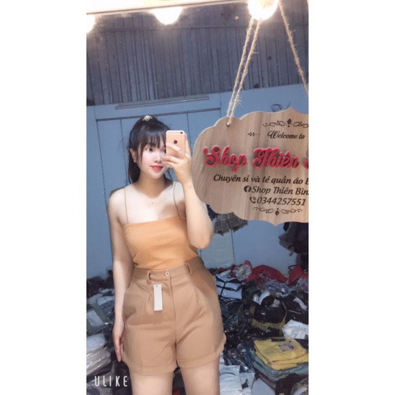 Set áo 2 dây quần đùi