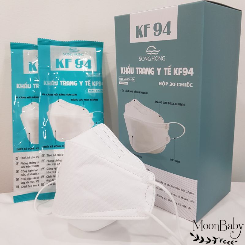 Khẩu trang KF94 Sông Hồng cao cấp-Khẩu trang chính hãng Sông Hồng
