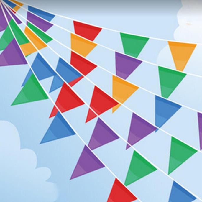 10M CỜ DÂY TAM GIÁC