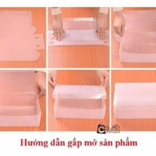 Hộp đựng giày trong suốt siêu bền