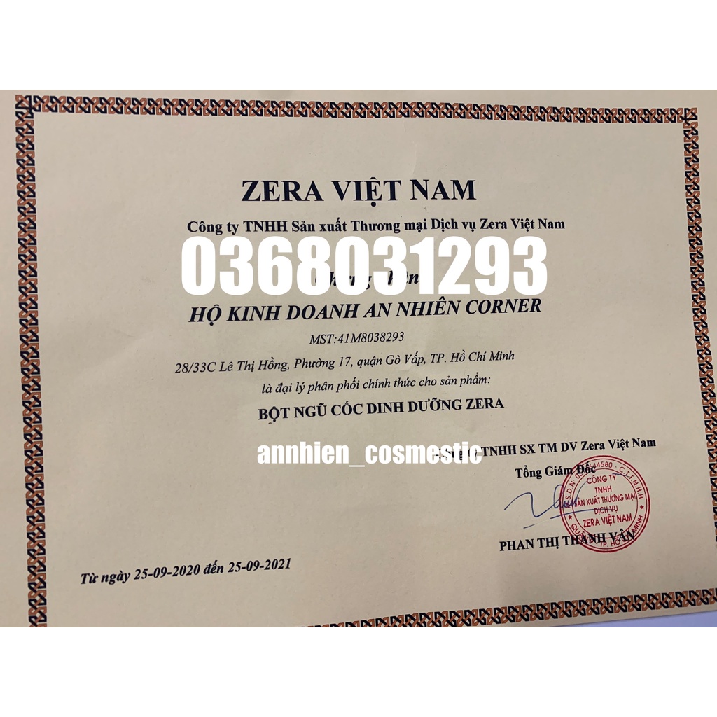 Ngũ Cốc ZERA - Ngũ Cốc Dinh Dưỡng Cao Cấp Cho Bà Bầu Từ 15 Loại Hạt