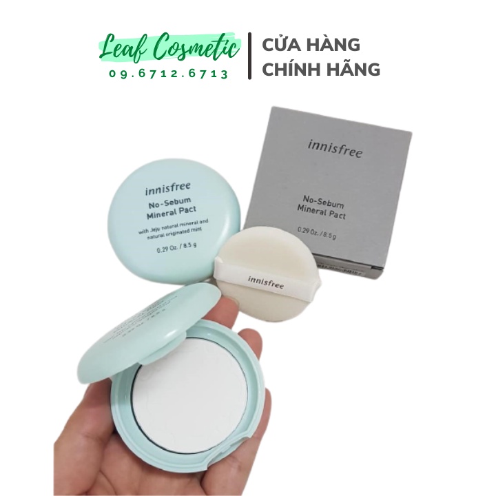 [ Chính Hãng ] Phấn Nén Kiềm Dầu Innisfree No Sebum Mineral Pact 8.5 g