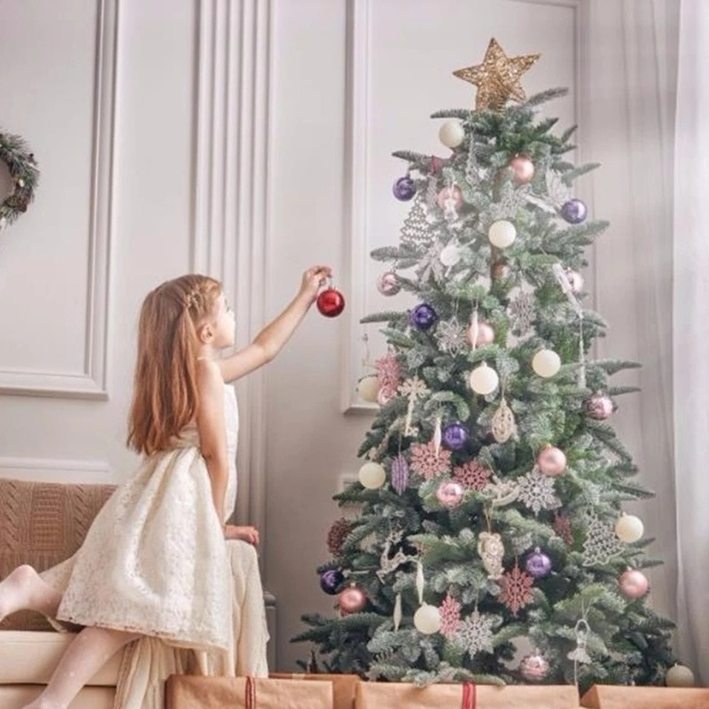 1 Ngôi Sao Kim Tuyến Lấp Lánh Trang Trí Cây Thông Giáng Sinh / Năm Mới
