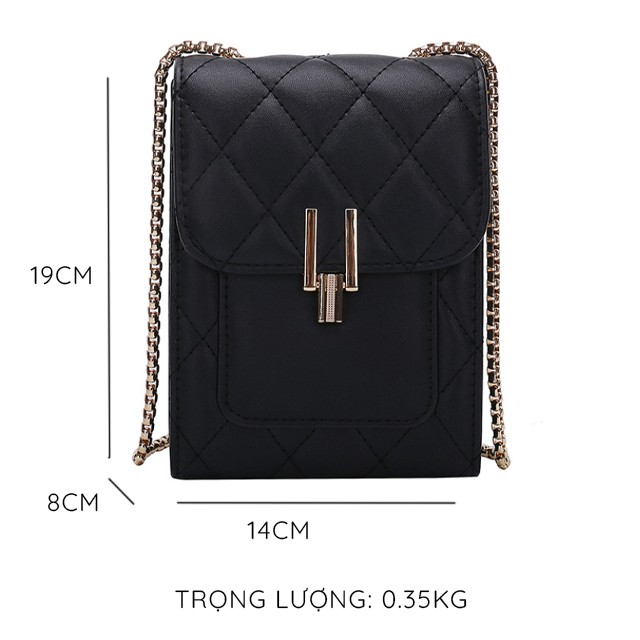 [RẺ NHẤT SHOPEE] Túi xách đeo chéo nữ XC-1456, họa tiết hình quả trám, thiết kế đẹp, túi xách mini nhỏ gọn