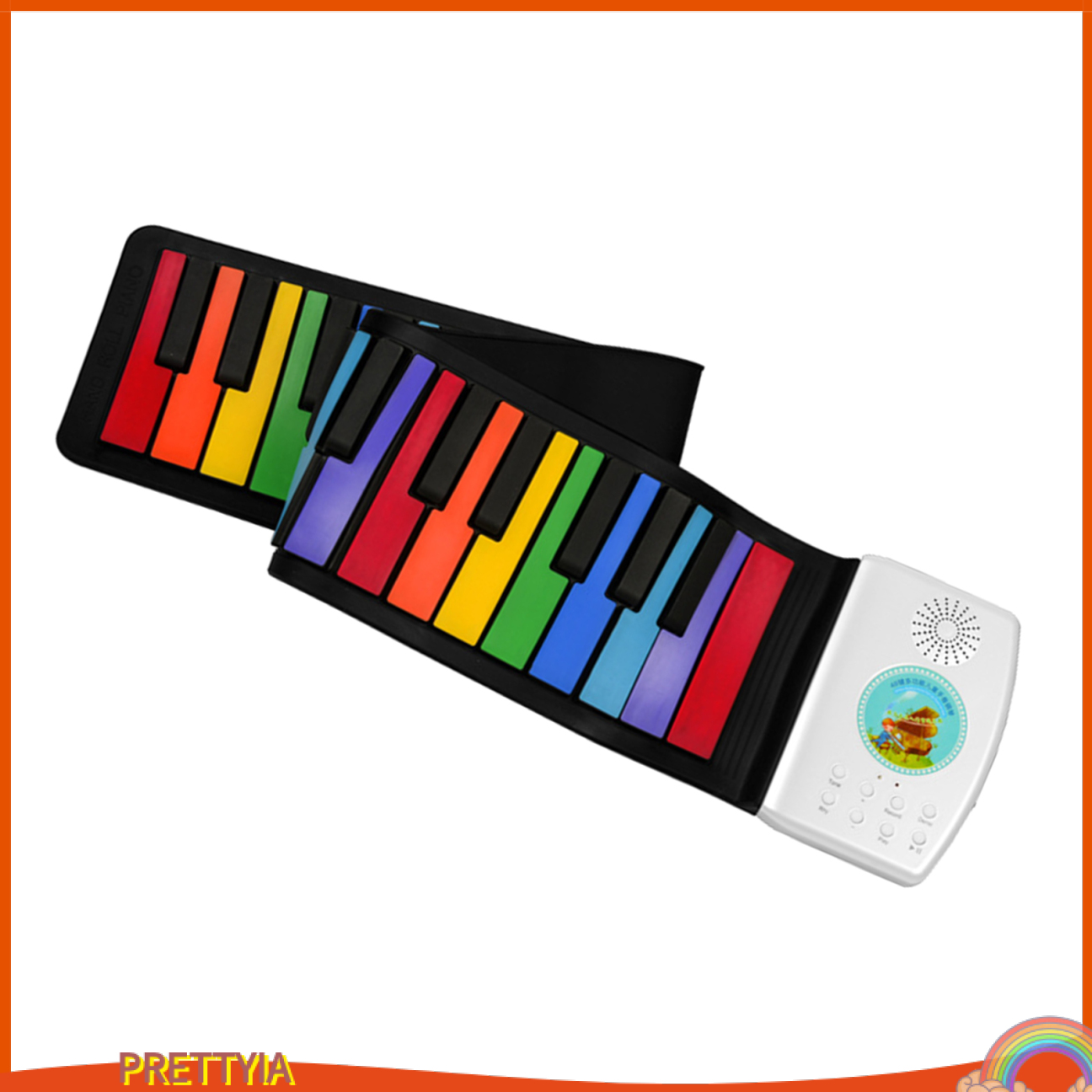 [PRETTYIA]Roll Up Piano Electric Digital Roll Up Keyboard Piano Gifts