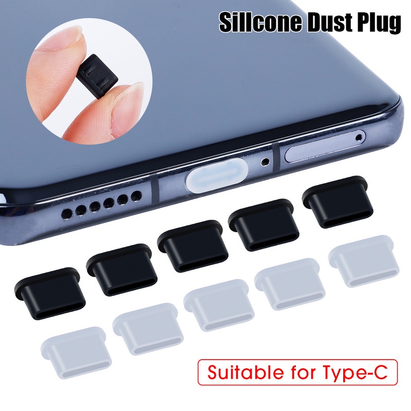 Set 5 Nút Silicone Chống Bụi Chống Mài Mòn Cho Cổng Sạc USB Type-C Series