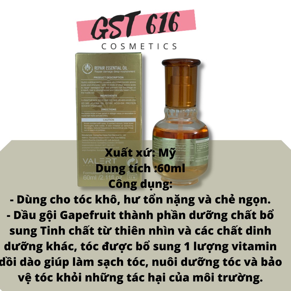 Tinh dầu bưởi Grapefruit Organic chính hãng kích thích mọc Tóc 60ml