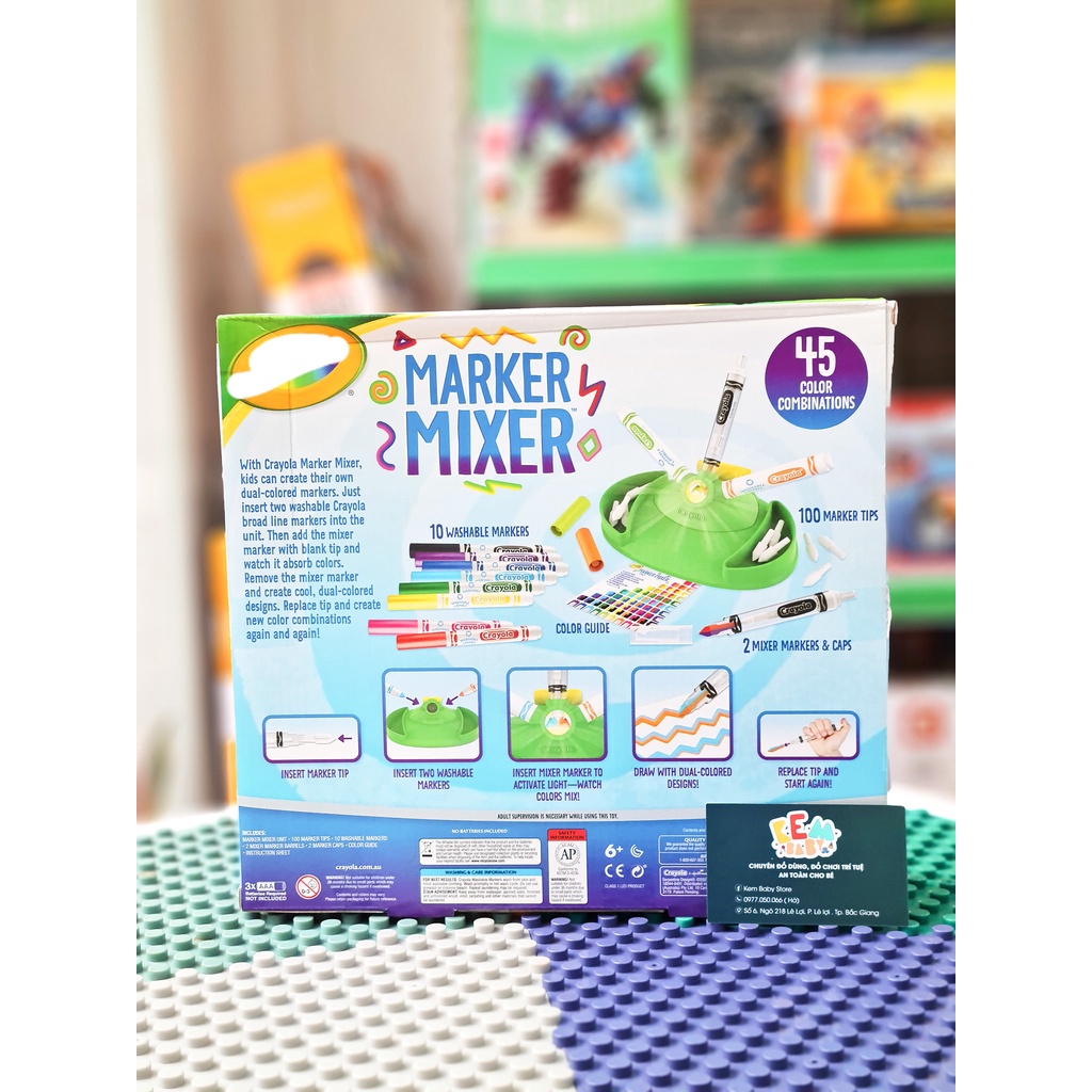 Màu Crayola Maker Mixer – Bộ mix màu sang tạo cho bé ( Hàng chính Hãng )