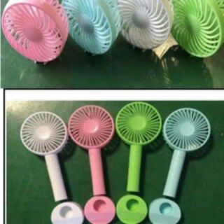 Quạt cầm tay mini sạc pin có đế để bàn