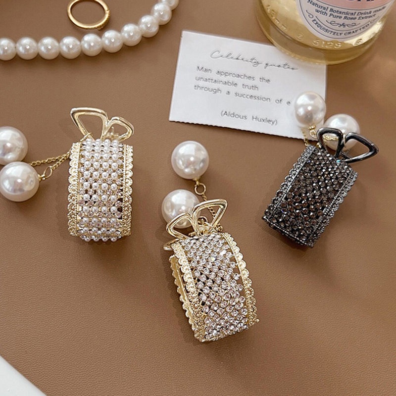 Kẹp Tóc Tua Rua Màu Vàng Đen Thời Trang Cho Nữ