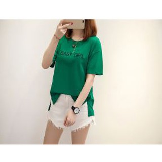 Áo thun nữ baby girl nhiều màu trần doanh