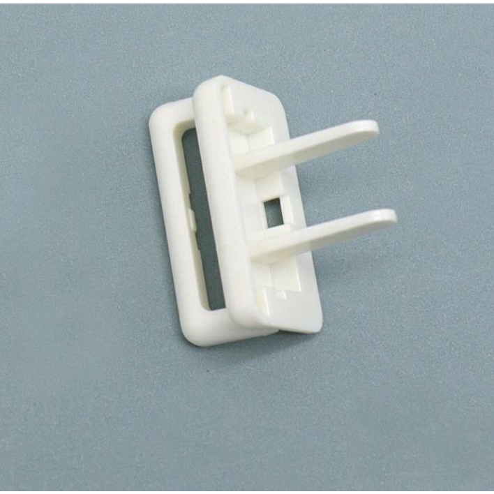 [2 Loại] Nút bịt ổ điện bằng nhựa cứng màu trắng