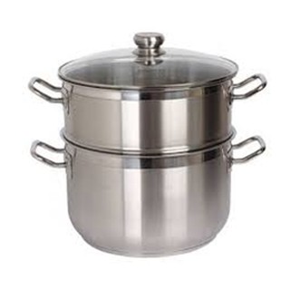 Bộ inox 2 nồi xửng 30cm nắp kiếng fivestar