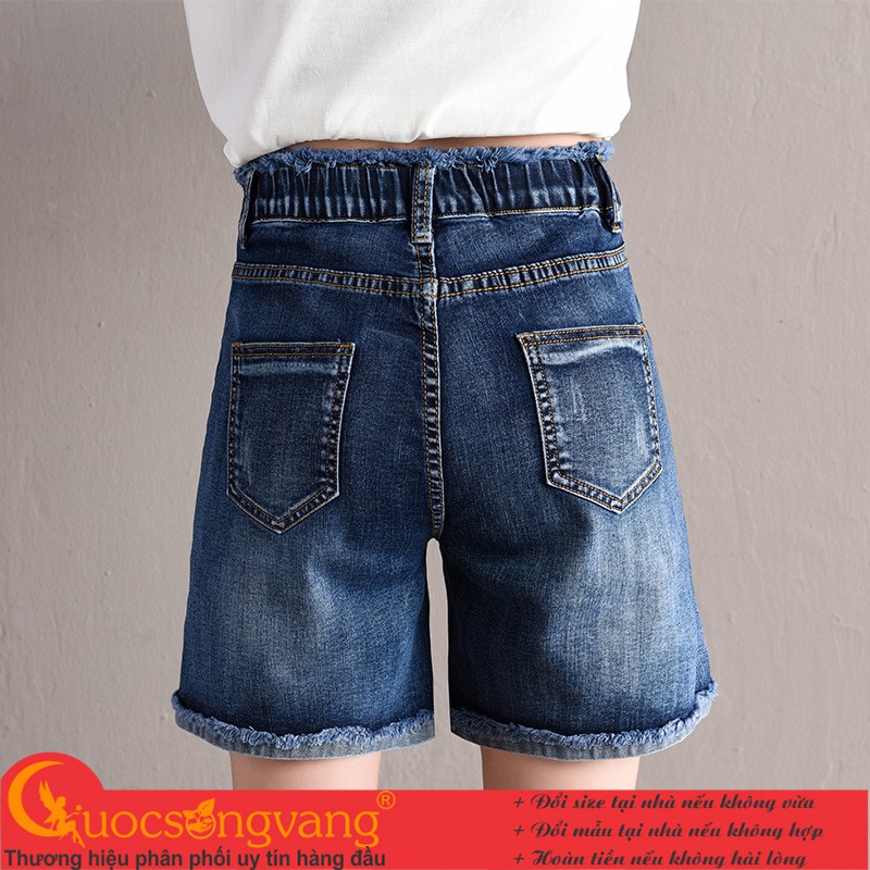 Quần short jean nữ jeans cotton quần đùi nữ đẹp GLQ130