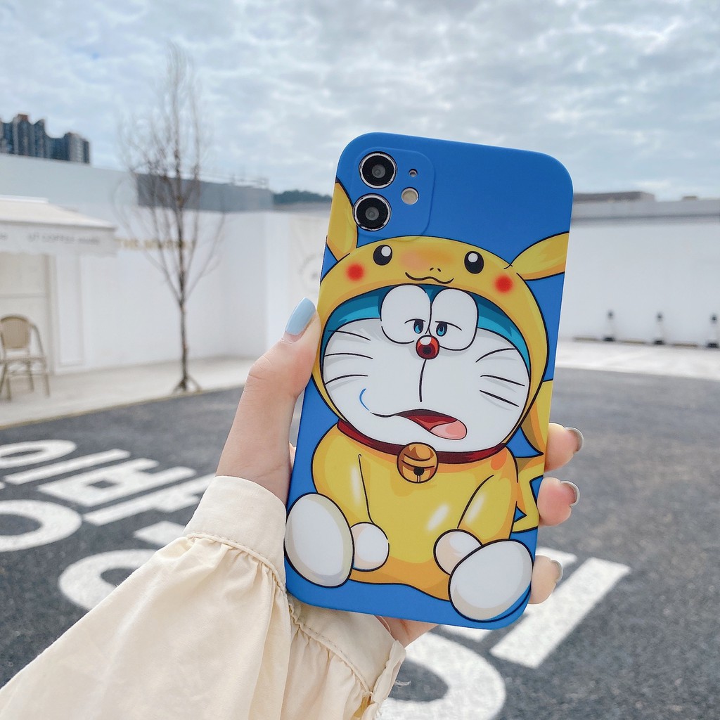 Ốp điện thoại IMD dẻo họa tiết Doraemon cho IPHONE 7/8/SE2 7+/8+ X/XS XSMAX 11 11PRO 11PROMAX 12 12MINI 12PRO 12PROMAX