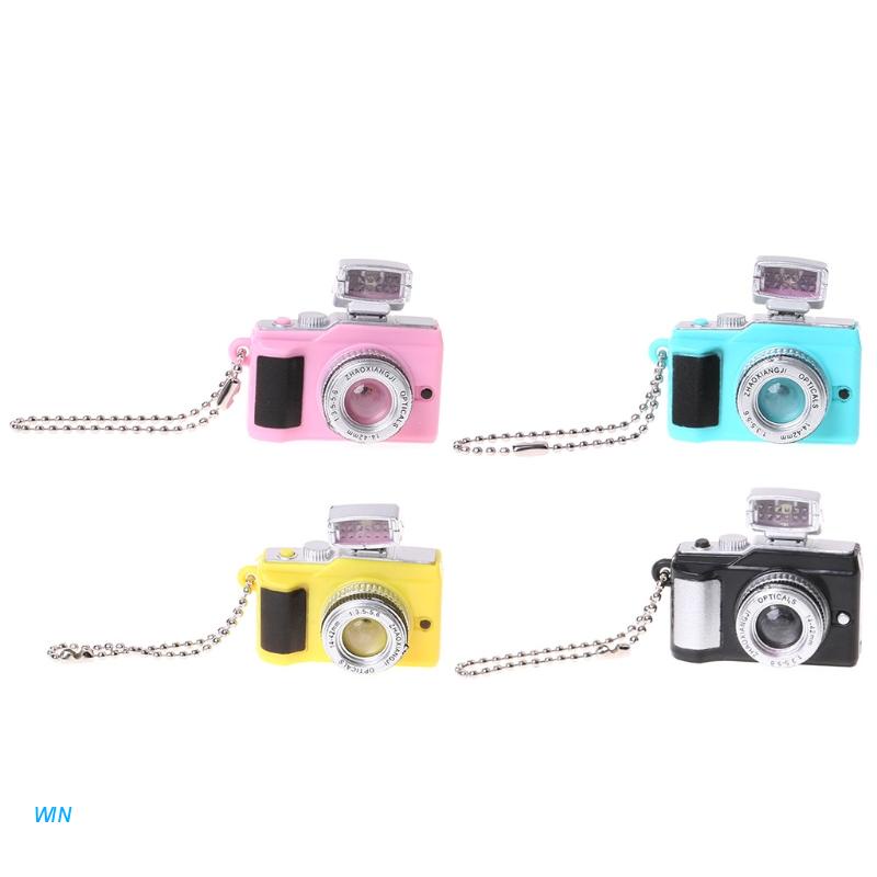 Móc Khóa Hình Máy Ảnh Có Đèn LED Và Âm Thanh Vui Nhộn