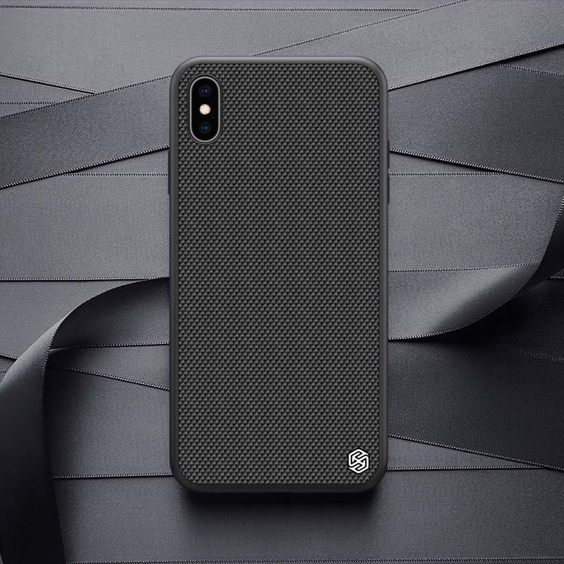 ỐP LƯNG IPHONE XS MAX NILLKIN TEXTURE NYLON FIBER CHÍNH HÃNG