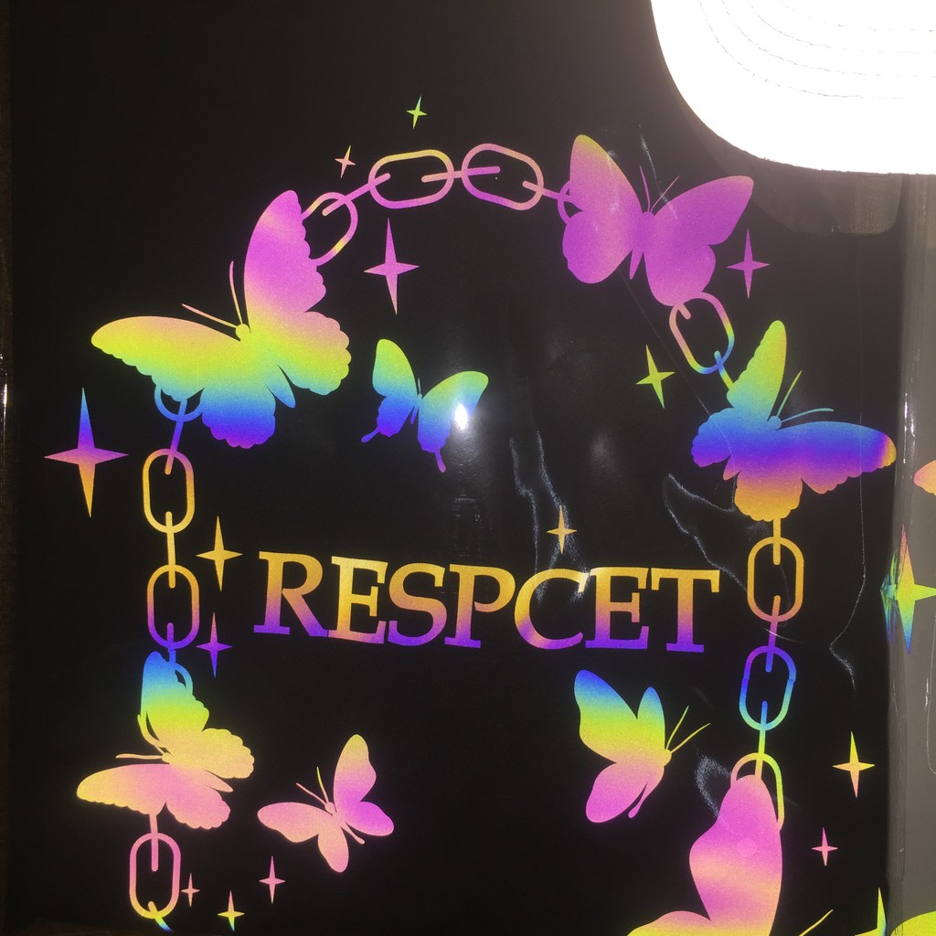 Áo phông BƯỚM SIÊU PHẨM phản quang 7 màu unisex