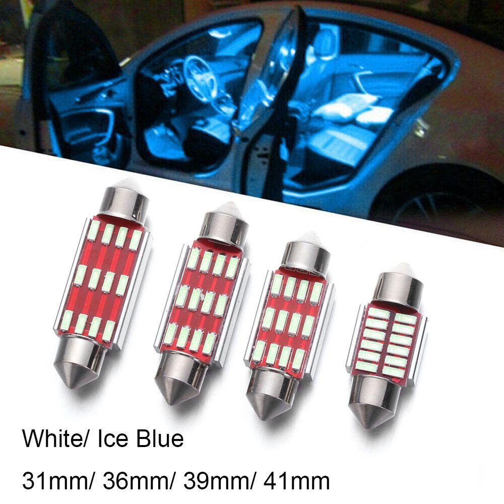 MYRONGVN 1 Bóng Đèn LED DC12V 31mm 36mm 39mm 41mm Không Lỗi Cho Xe Hơi