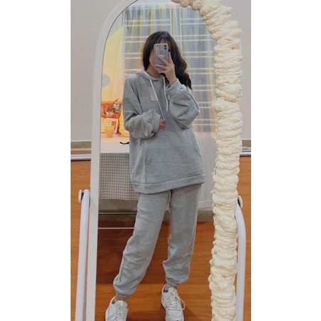 SET NỈ XÁM SIU BASIC - freesize | BigBuy360 - bigbuy360.vn