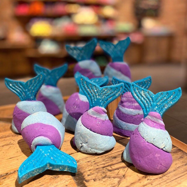 Bánh tạo bọt tắm - Mermaid Tail bubble bar