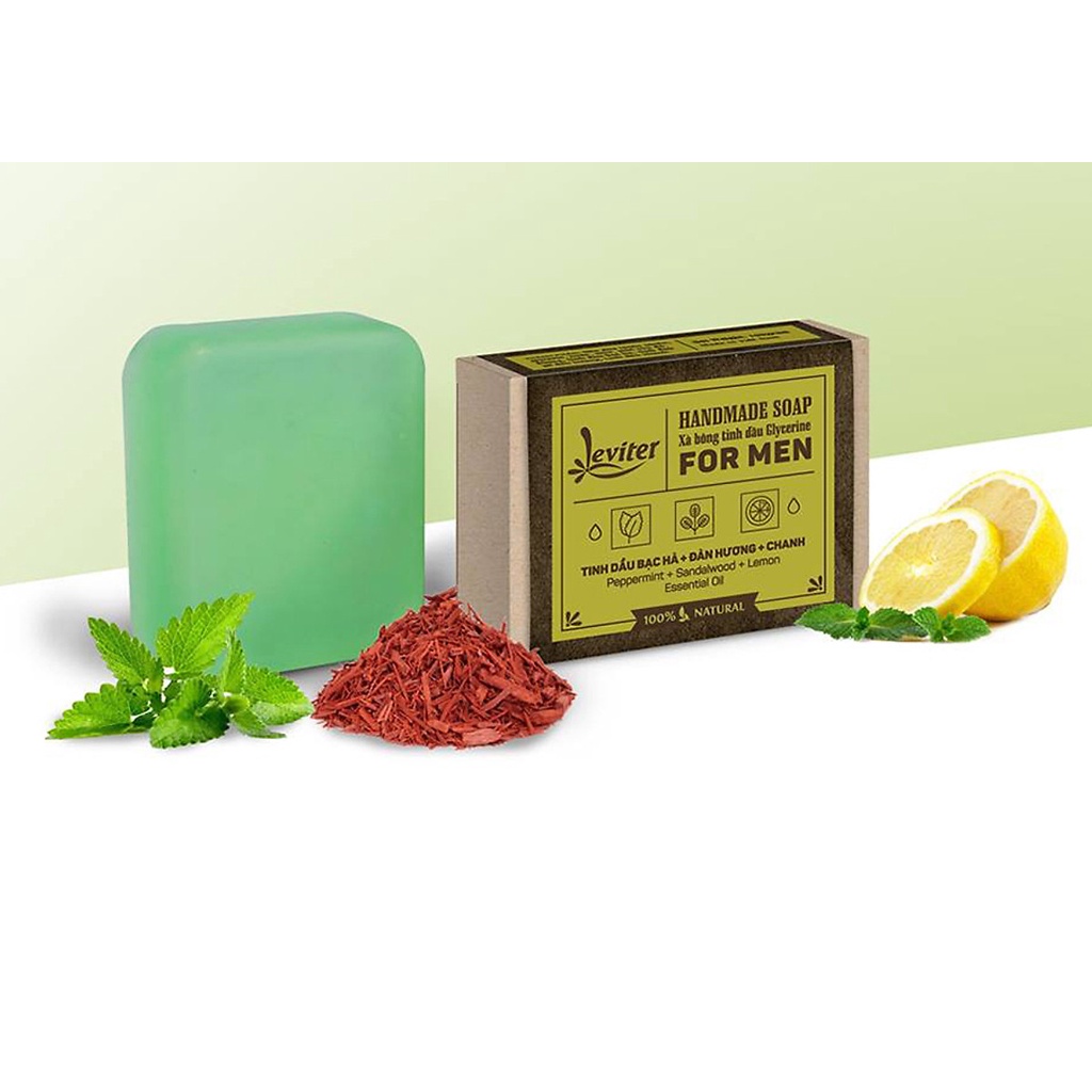 Xà Phòng Leviter Tinh Dầu Bạc Hà