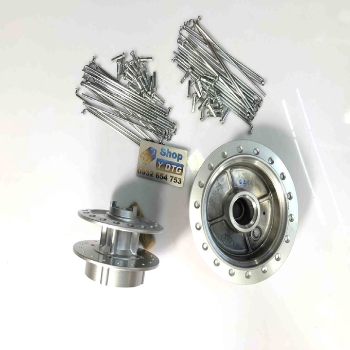 Cặp đùm wave s110 có căm mạ crom