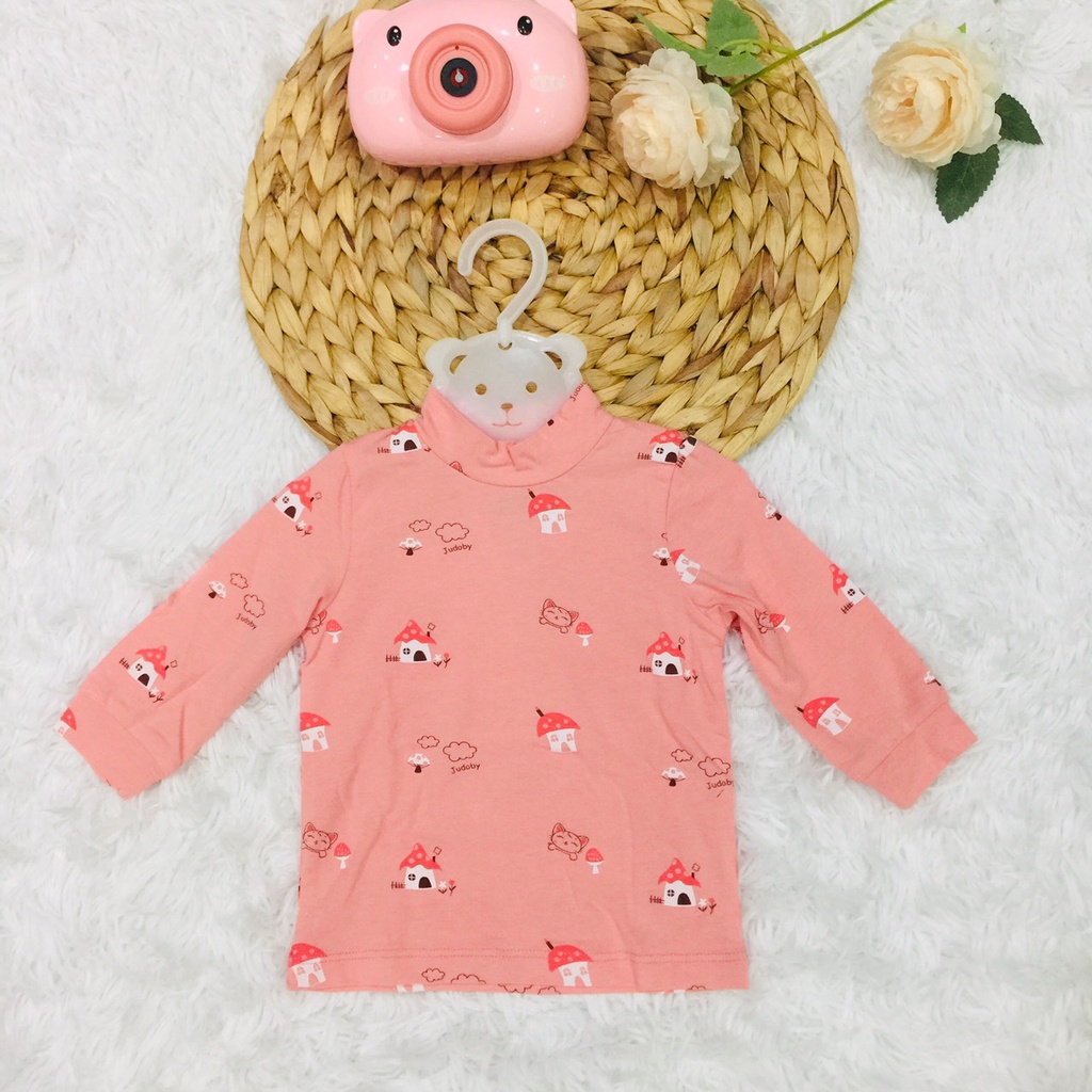 Áo thun dài tay thu đông cho bé trai bé gái  Judoby Dokma sale size 3-24M JA127