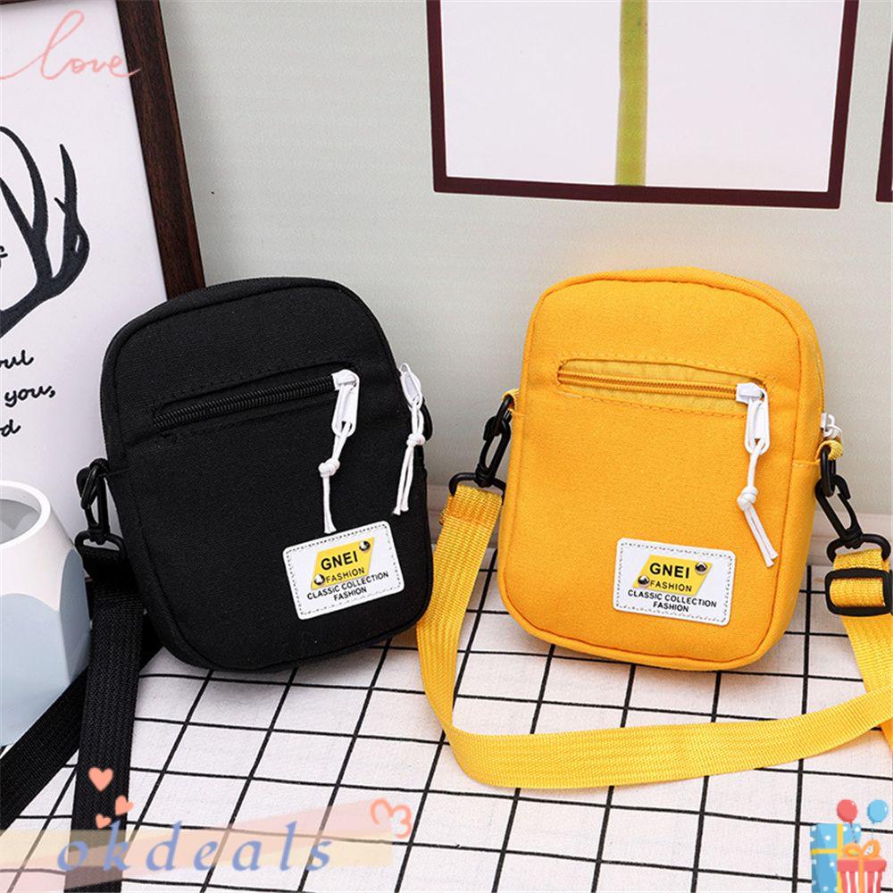 Túi Tote Nhỏ Đeo Vai Chất Liệu Canvas Cho Nữ