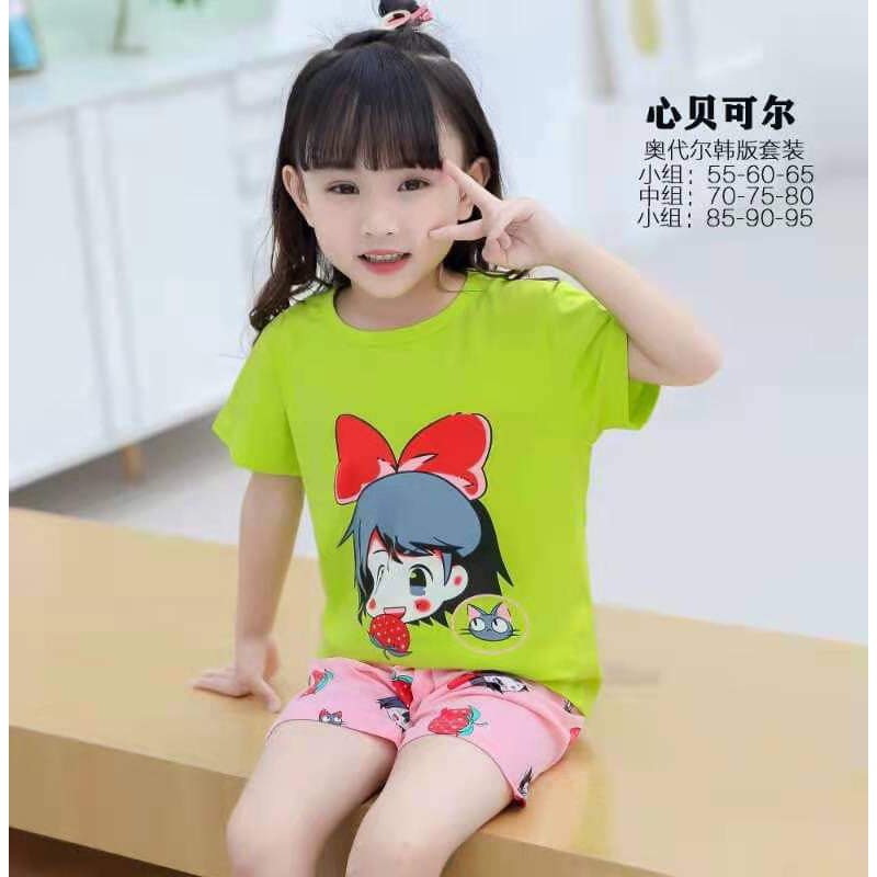 🌺8-33kg🌺 Bộ cotton Quảng Châu xuất hàn cực xinh, đủ size nhí - trung - đại. CHỌN MÀU. BẢNG MÀU BÉ GÁI SỐ 4