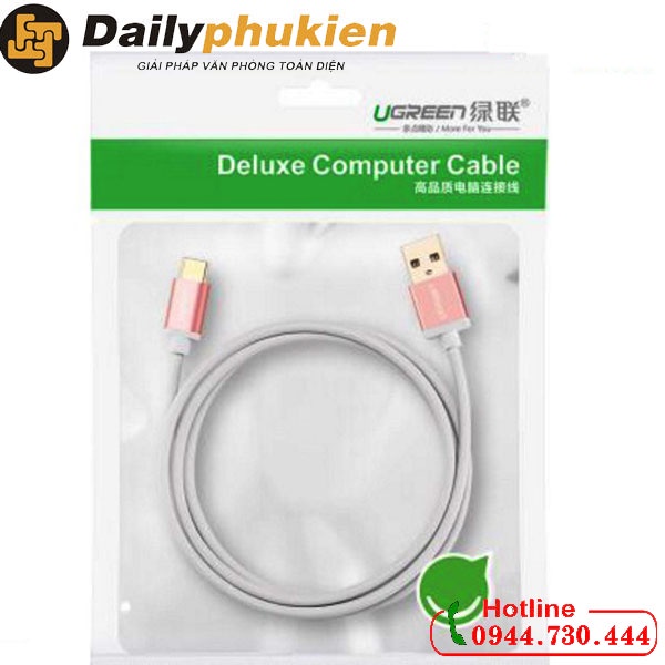 Cáp sạc USB sang USB-C 1.5m UGREEN 30509 dailyphukien