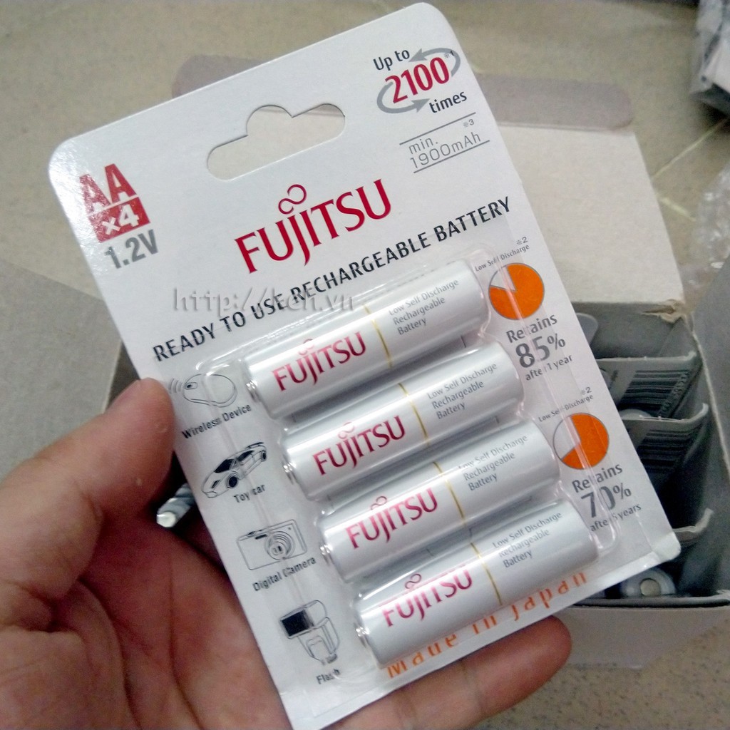 Pin sạc Fujitsu AA 1900mAh / 2450mah HR-3UTCEU HR-3UTHCEX