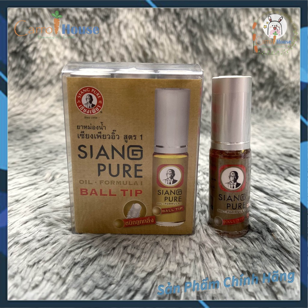 Dầu lăn Siang Pure Oil Thái Lan 3cc